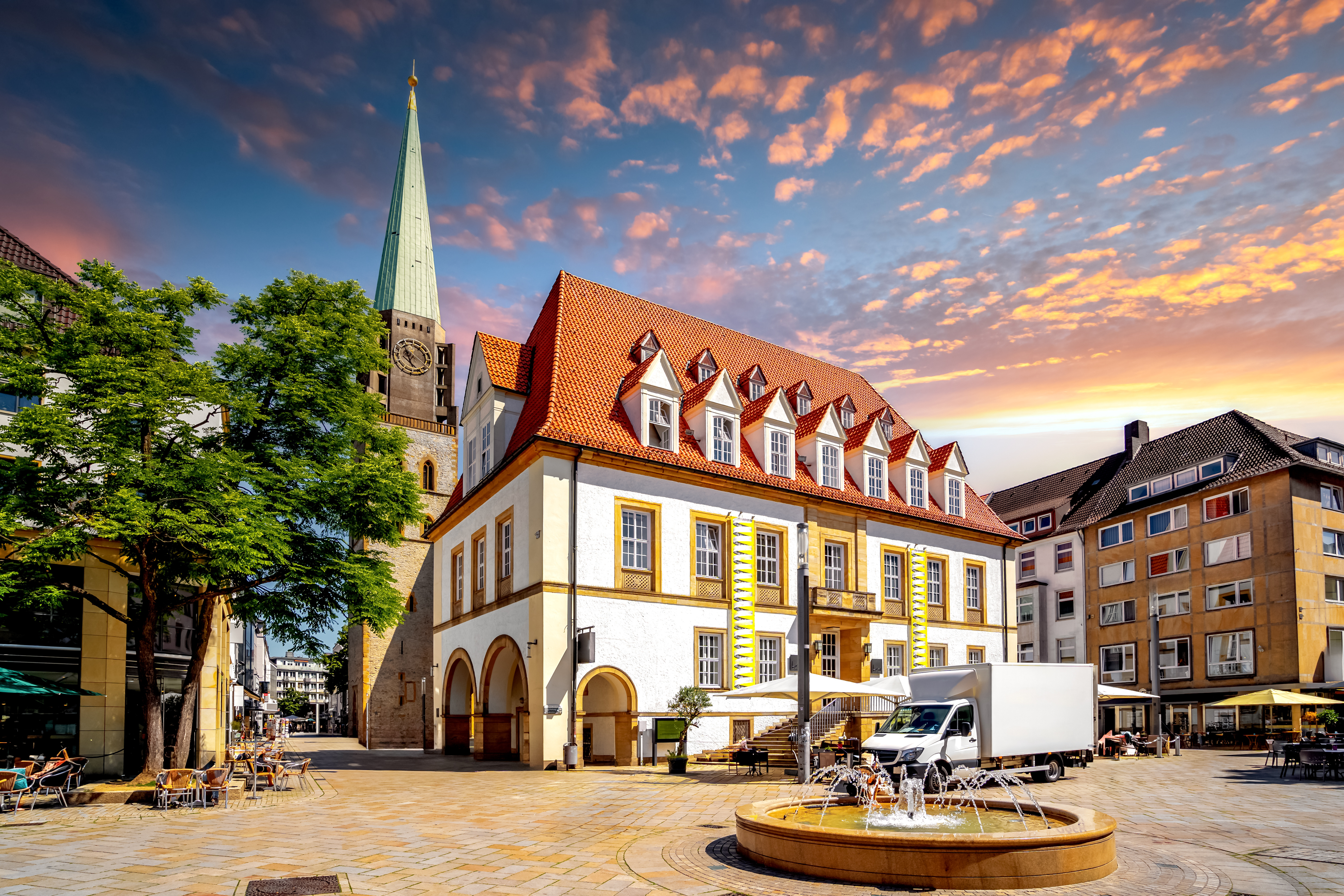 Alter Markt Bielefeld und Online Druckerei Bielefeld