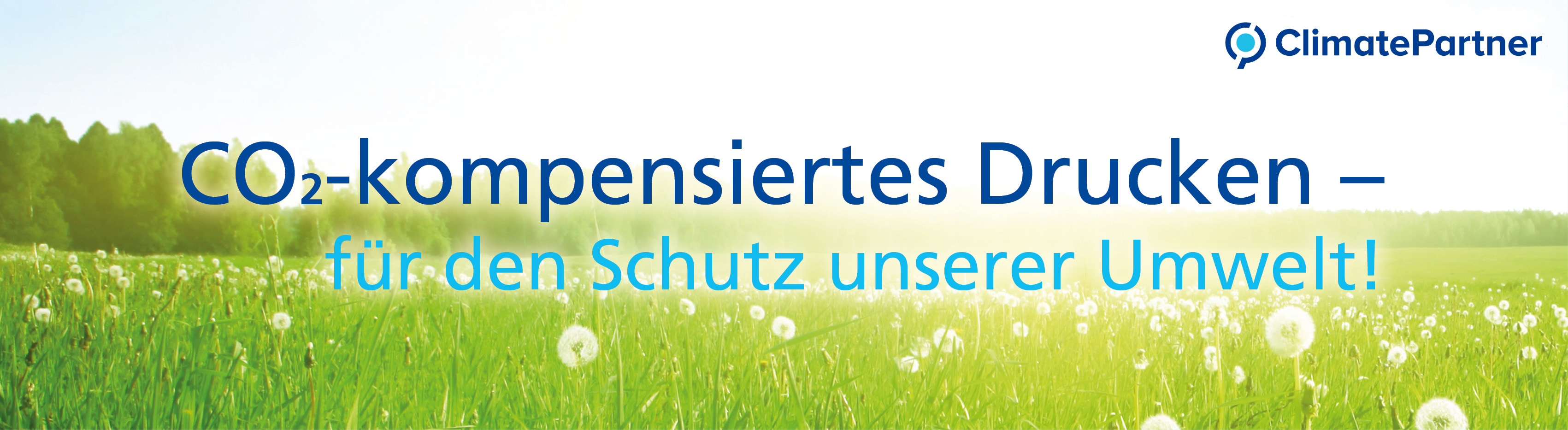 Jetzt CO₂-kompensiert drucken - für den Schutz unserer Umwelt!